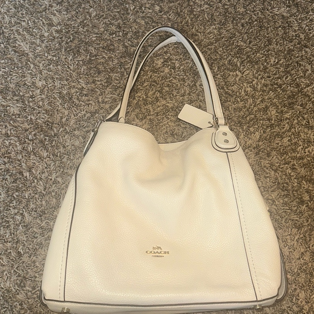 White Authentic Coach Purse